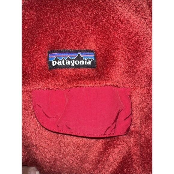 Patagonia Re-Tool Full Zip Sleeveless Fleece Vest Womens Small Red - Picture 3 of 4